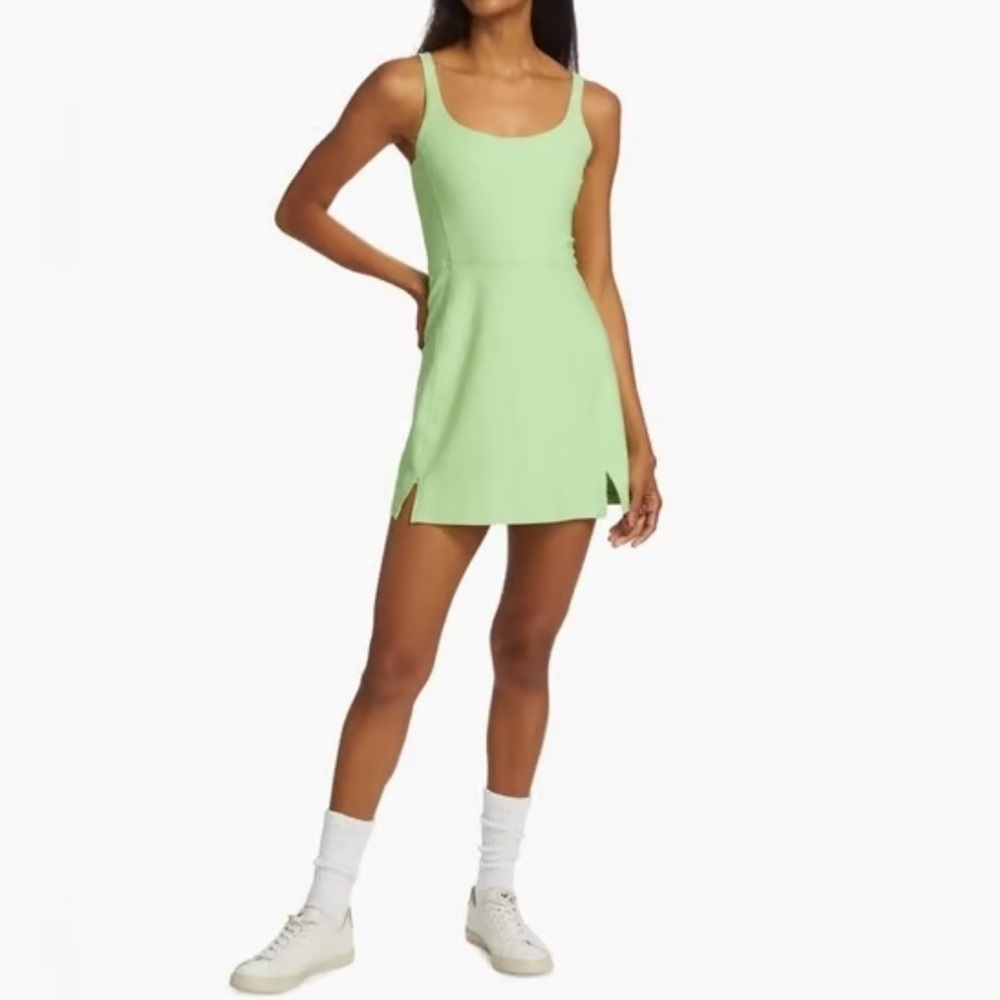 Outdoor Voices Double Time Workout Dress - Seafoam